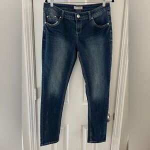 No Boundaries Dark Blue Skinny Jeans